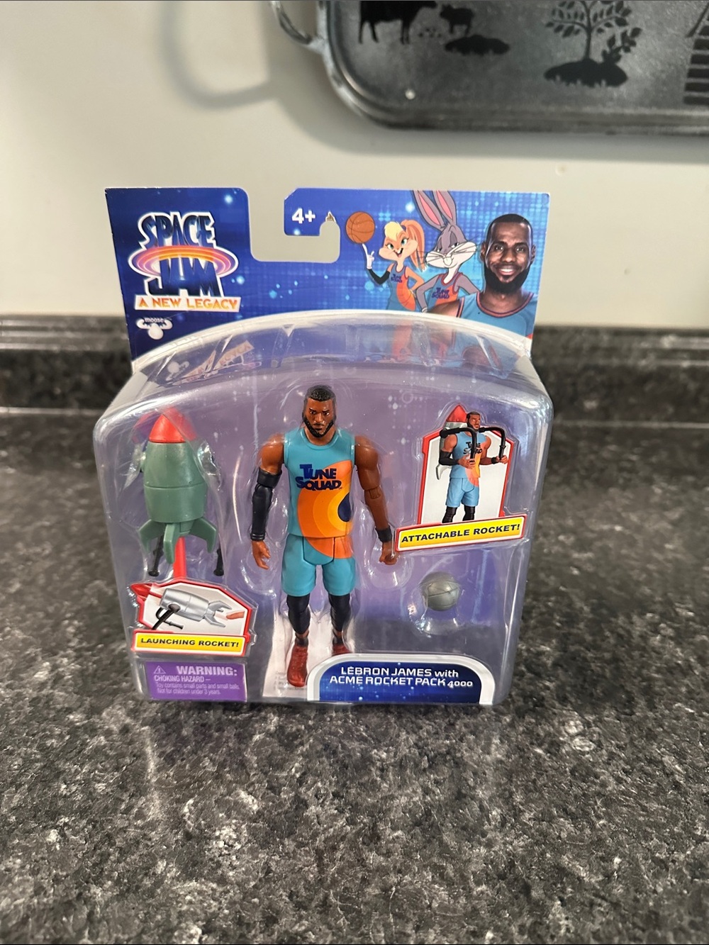 Space Jam A New Legacy Lebron James with Acme Rocket Pack 4000